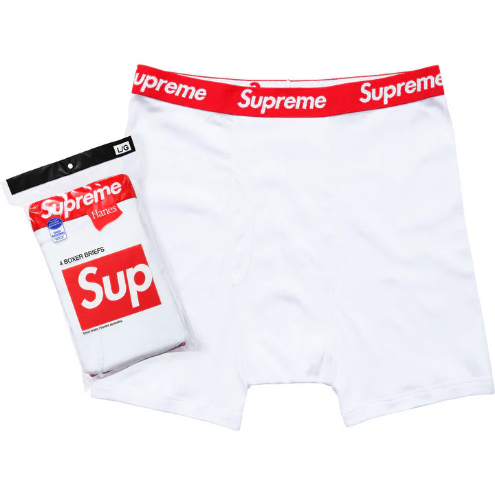 Supreme x Hanes Boxer Briefs (4 Pack)