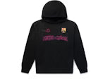 Travis Scott X Nike X Fc Barcelona Spray Logo Hoodie Black