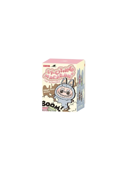 Pop Mart Labubu The Monsters 'Exciting Macarons Vinyl Plush Pendant' (1 Blind Box)