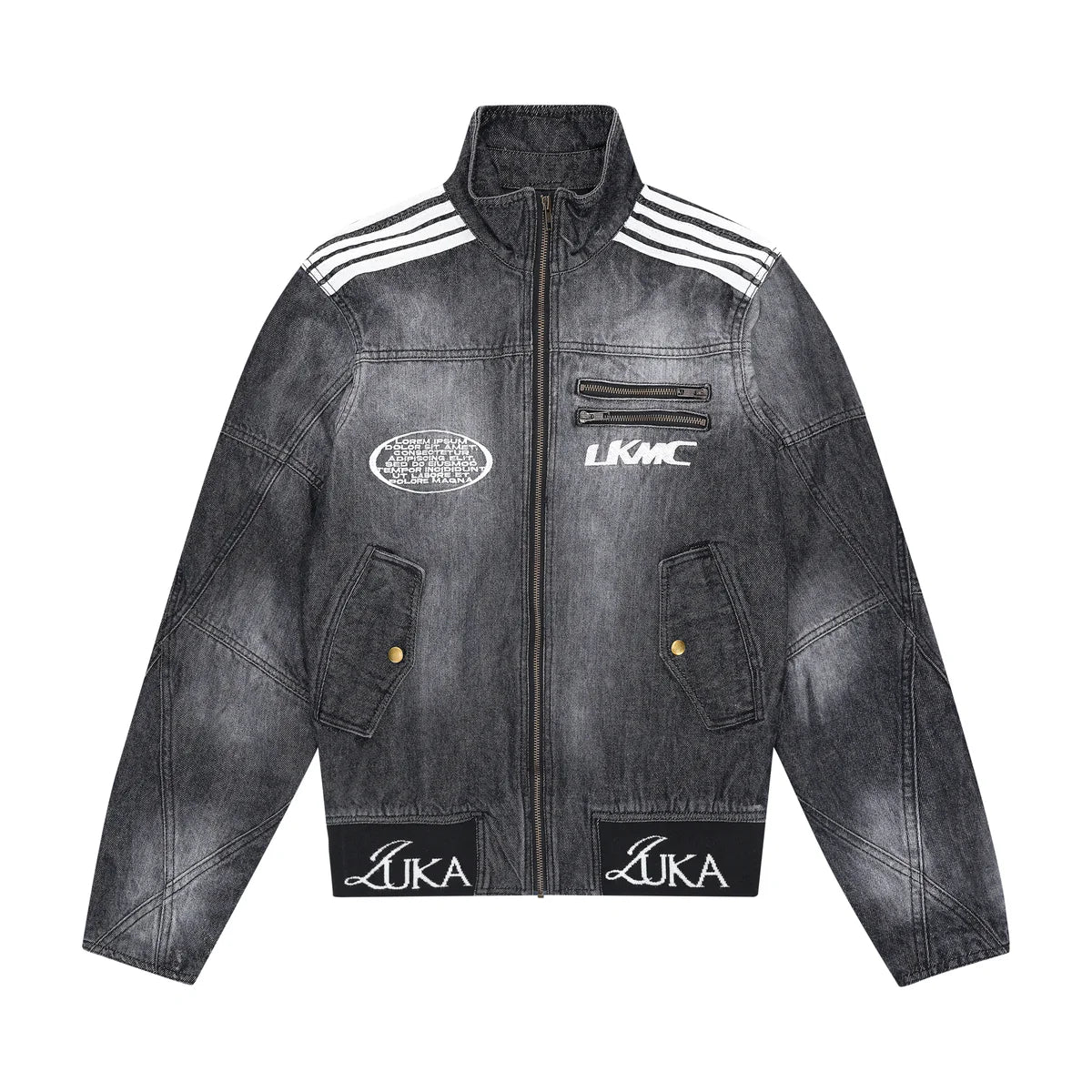 Giubbotto Jeans High School Nero
