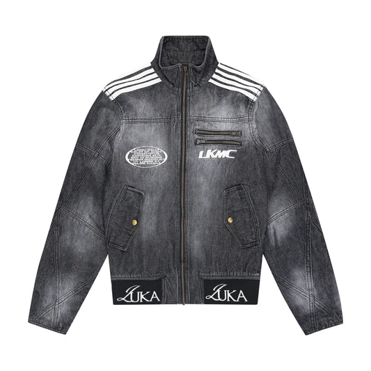 Giubbotto Jeans High School Nero