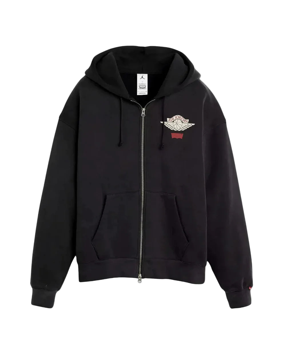 Nike Jordan x Levi's Full Zip Hoodie 'Black'