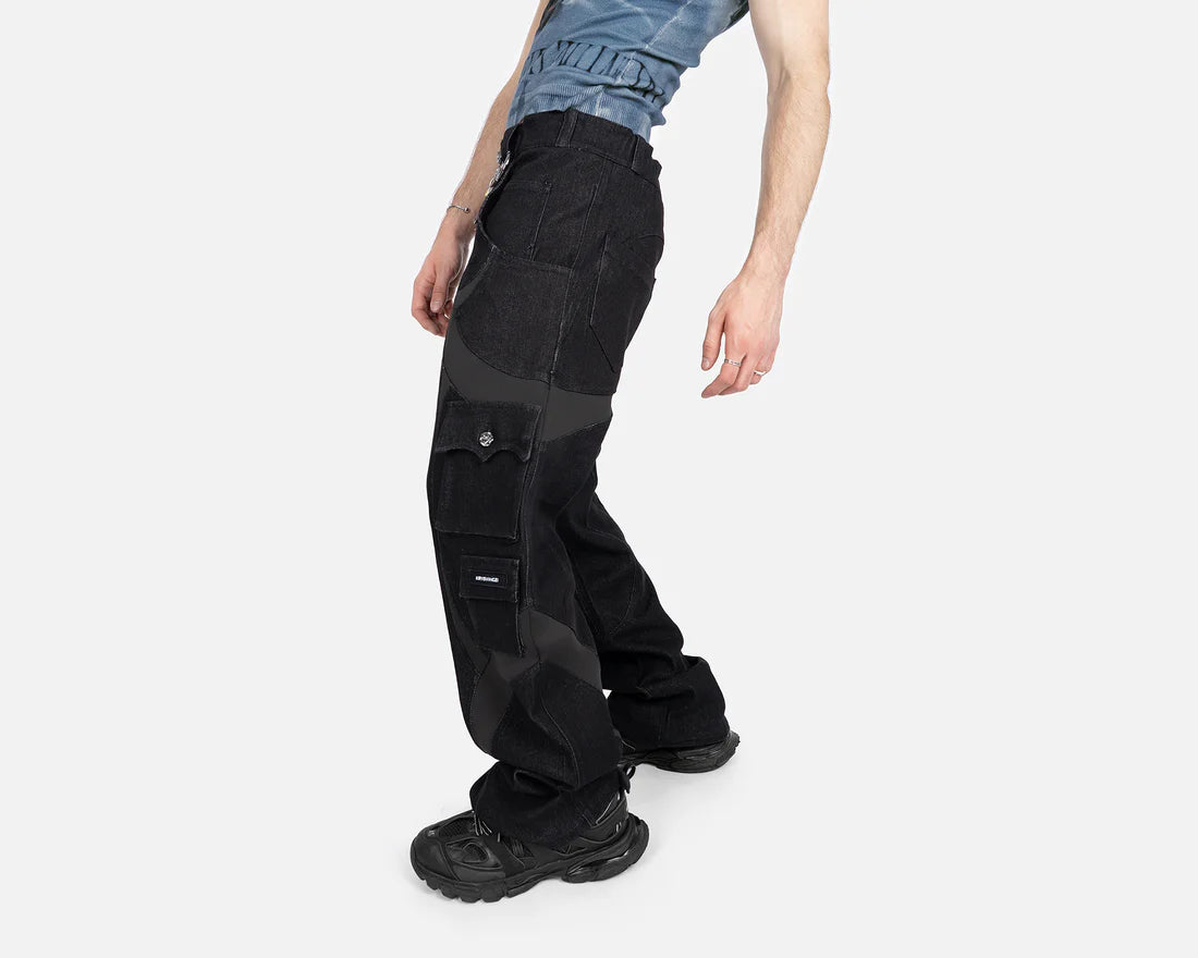 ROGUE DENIM PANTS BLACK