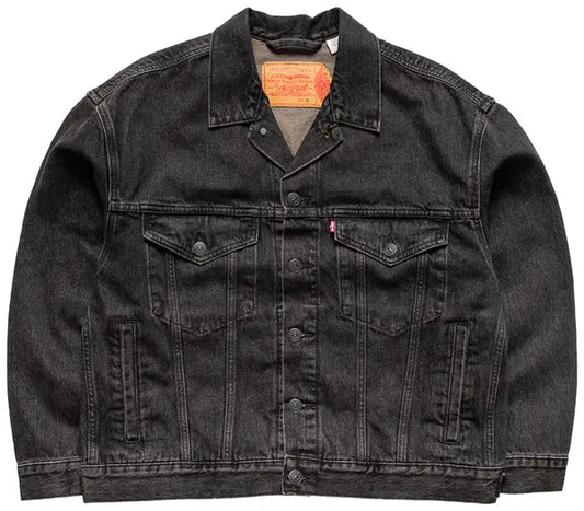Nike Jordan x Levi's Type III Trucker Jacket 'Black / Wash Black'