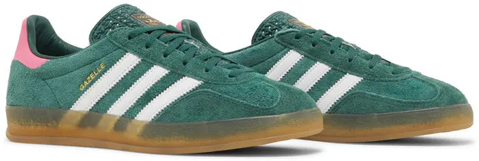 Wmns Gazelle Indoor 'Collegiate Green Pink'