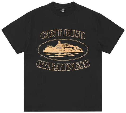Corteiz x Central Cee Can't Rush Greatness Tee 'Black'