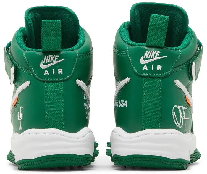 Off-White x Air Force 1 Mid SP Leather 'Pine Green'