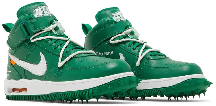 Off-White x Air Force 1 Mid SP Leather 'Pine Green'