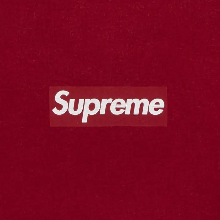 Supreme Washed Box Logo Crewneck 'Red'