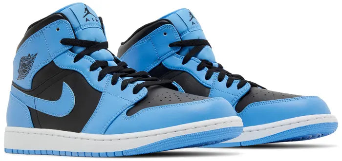 Air Jordan 1 Mid 'University Blue Black'