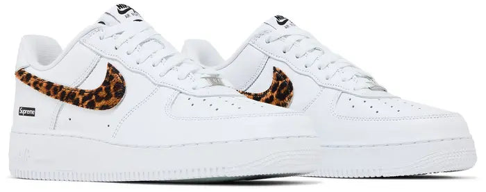 Supreme x GOODENOUGH x Air Force 1 Low 'White Cheetah Print'