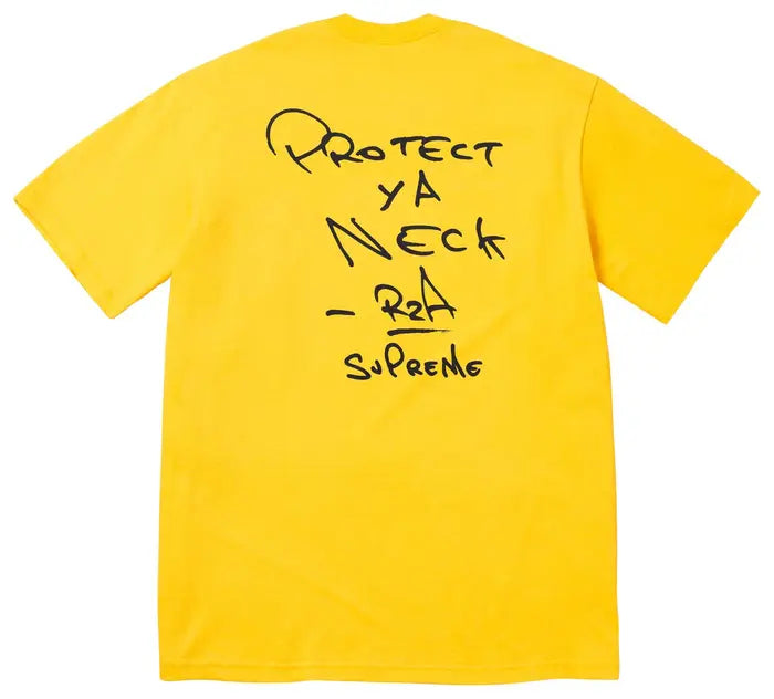Supreme x Wu-Tang Clan Rza Tee 'Yellow'