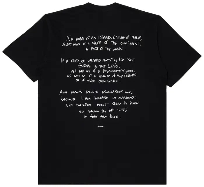 Supreme x Corteiz Rules The World Tee 'Black'