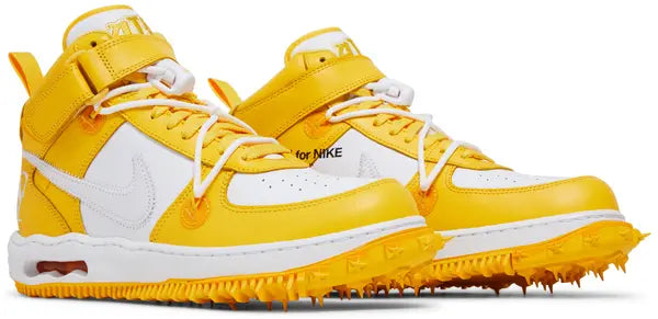 Off-White x Air Force 1 Mid SP Leather 'Varsity Maize'