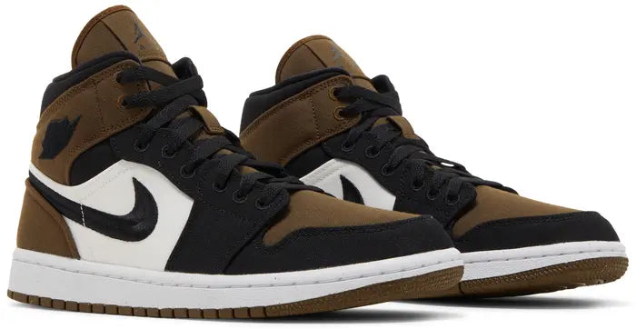 Wmns Air Jordan 1 Mid SE 'Olive Toe'