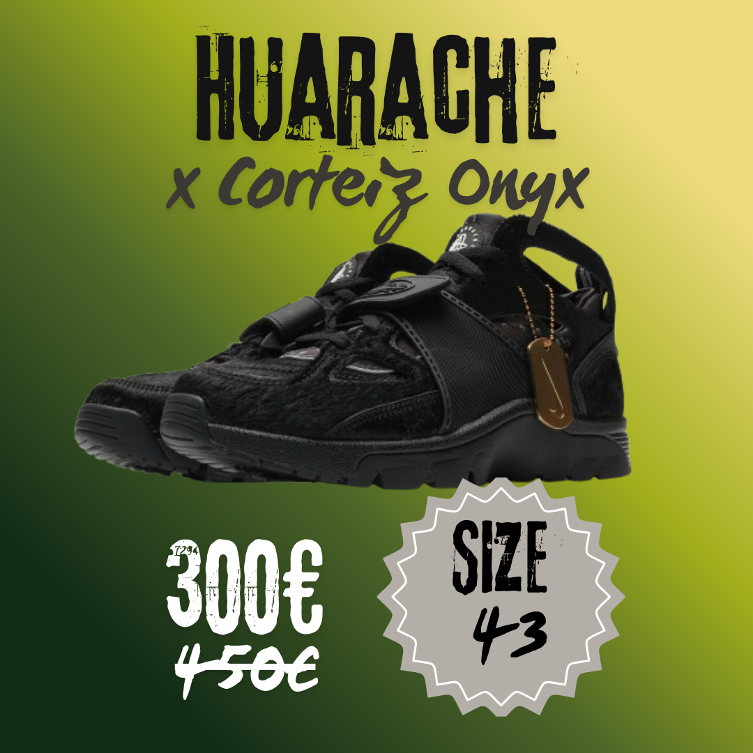 Corteiz x Air Trainer Huarache 'Onyx'