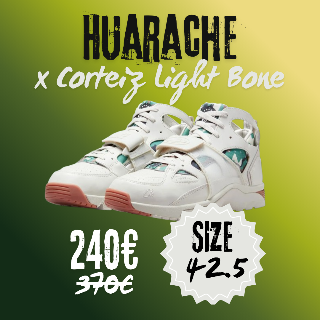 Corteiz x Air Trainer Huarache 'Light Bone'