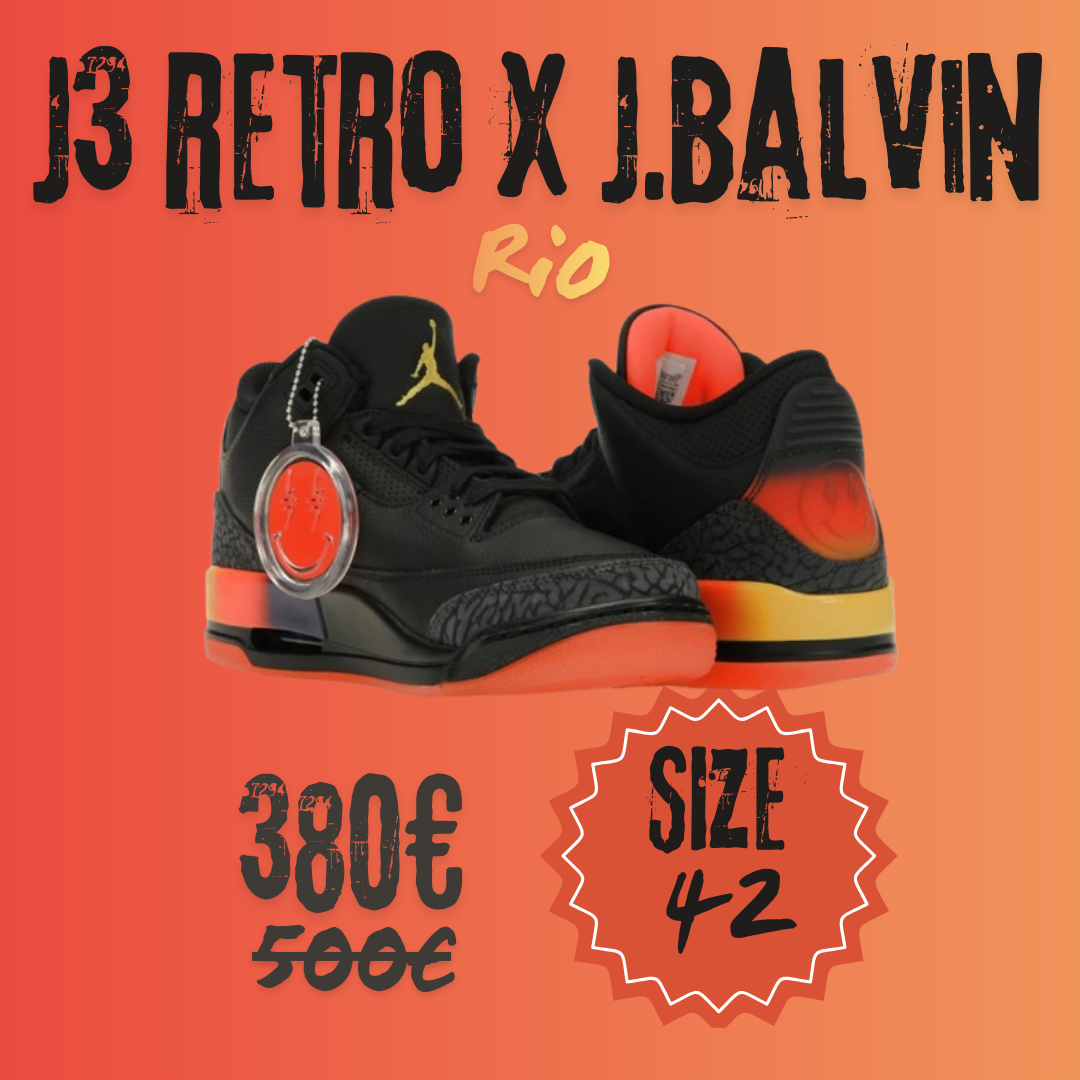 J. Balvin x Air Jordan 3 Retro 'Rio'