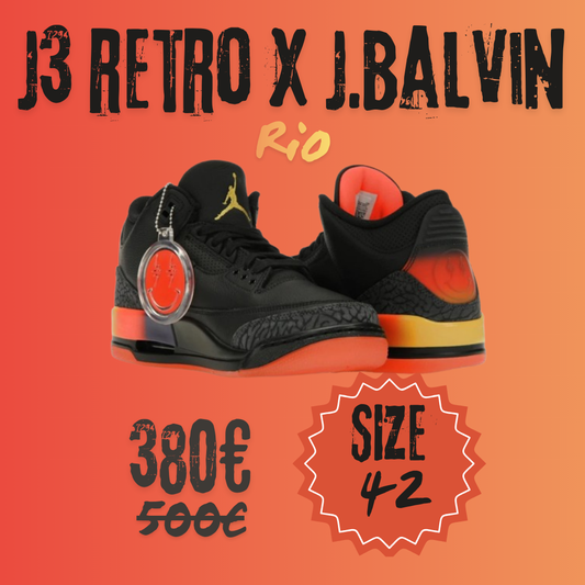 J. Balvin x Air Jordan 3 Retro 'Rio'