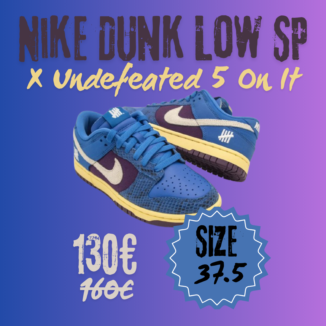 Undefeated x Nike Dunk Low SP '5 On It'