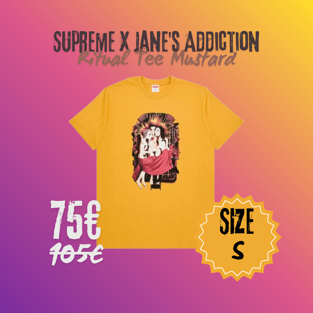 Supreme x Jane's Addiction Ritual Tee 'Mustard'
