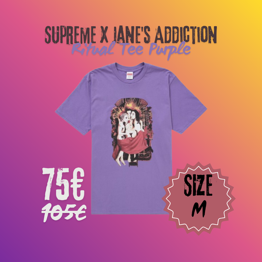 Supreme x Jane's Addiction Ritual Tee 'Purple'