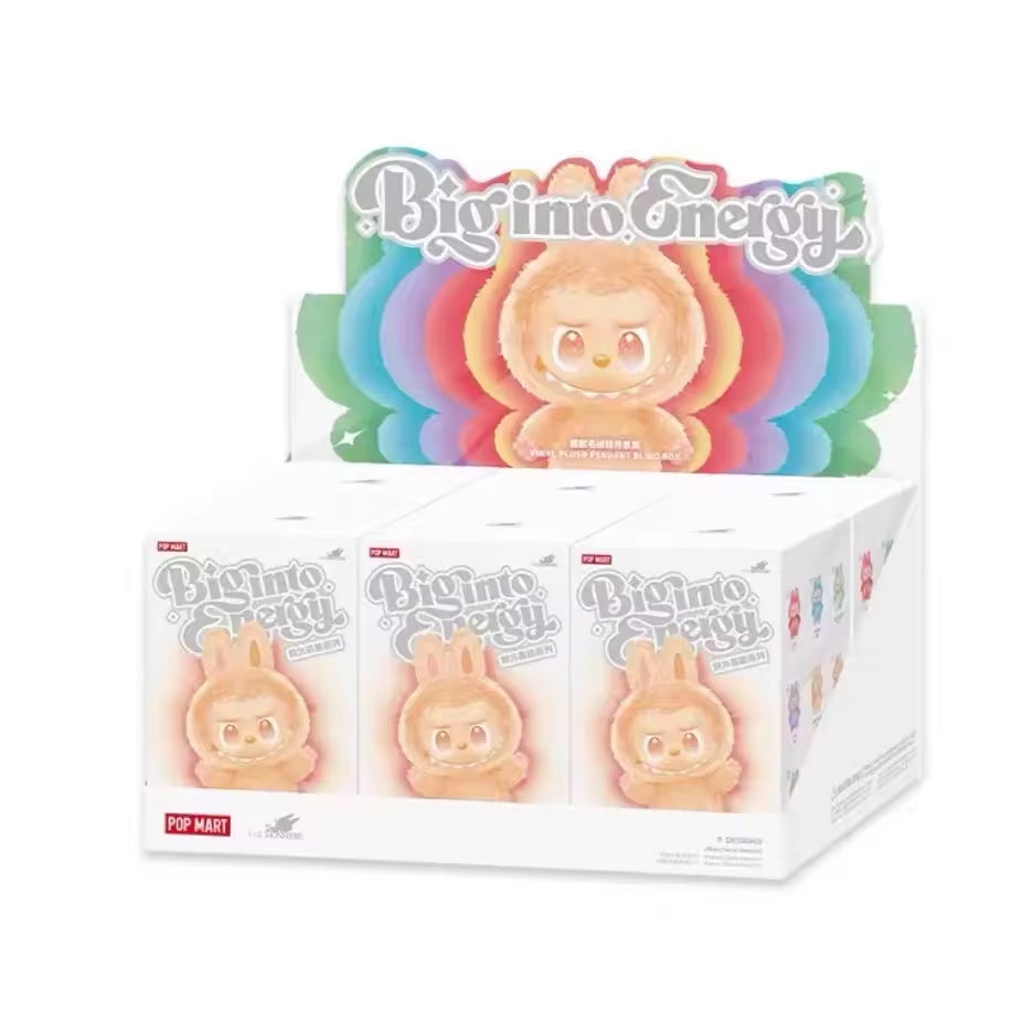 Pop Mart Labubu The Monsters Big into Energy Series Vinyl Plush Pendant Sealed Case (6 Blind Box)