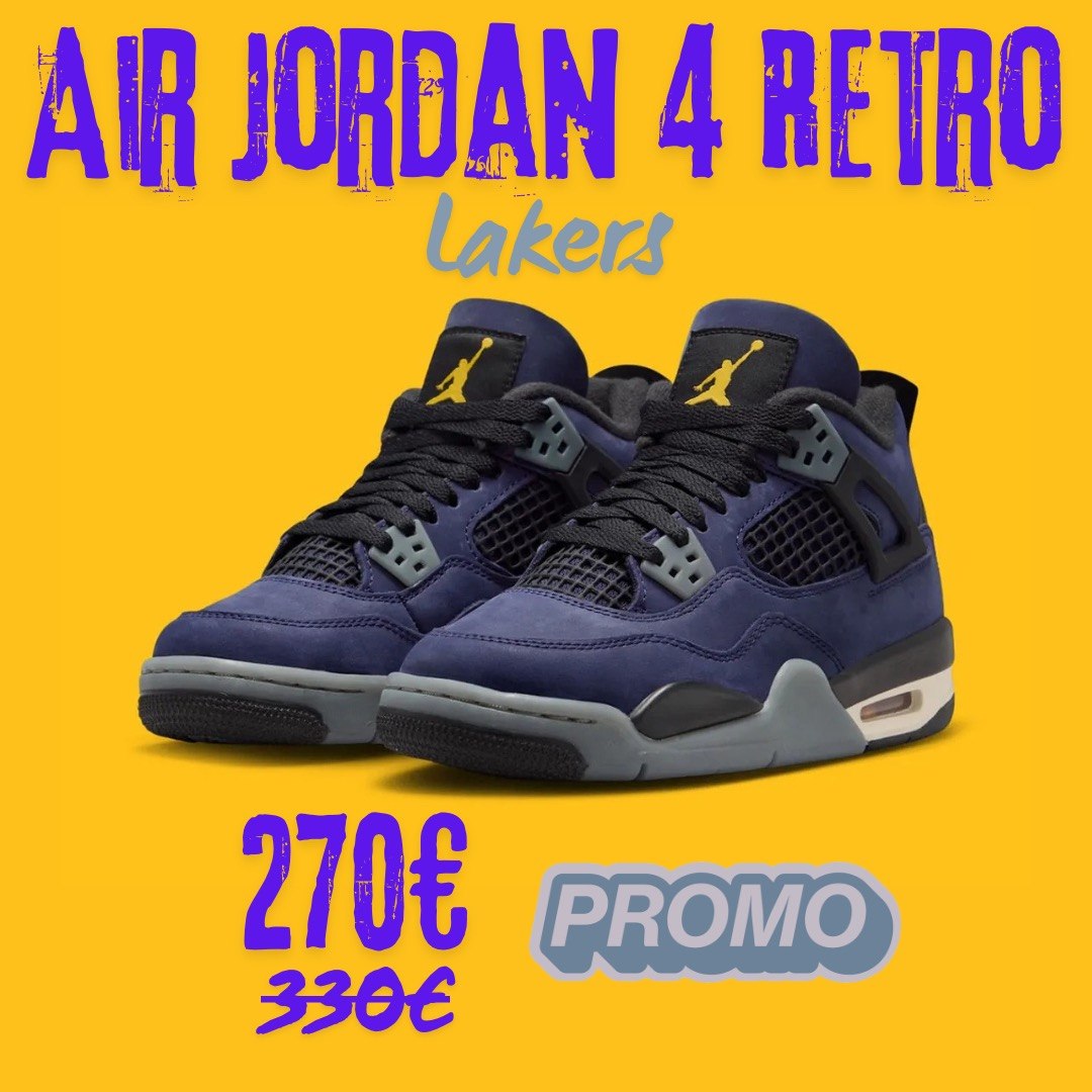 Air Jordan 4 Retro 'Lakers'