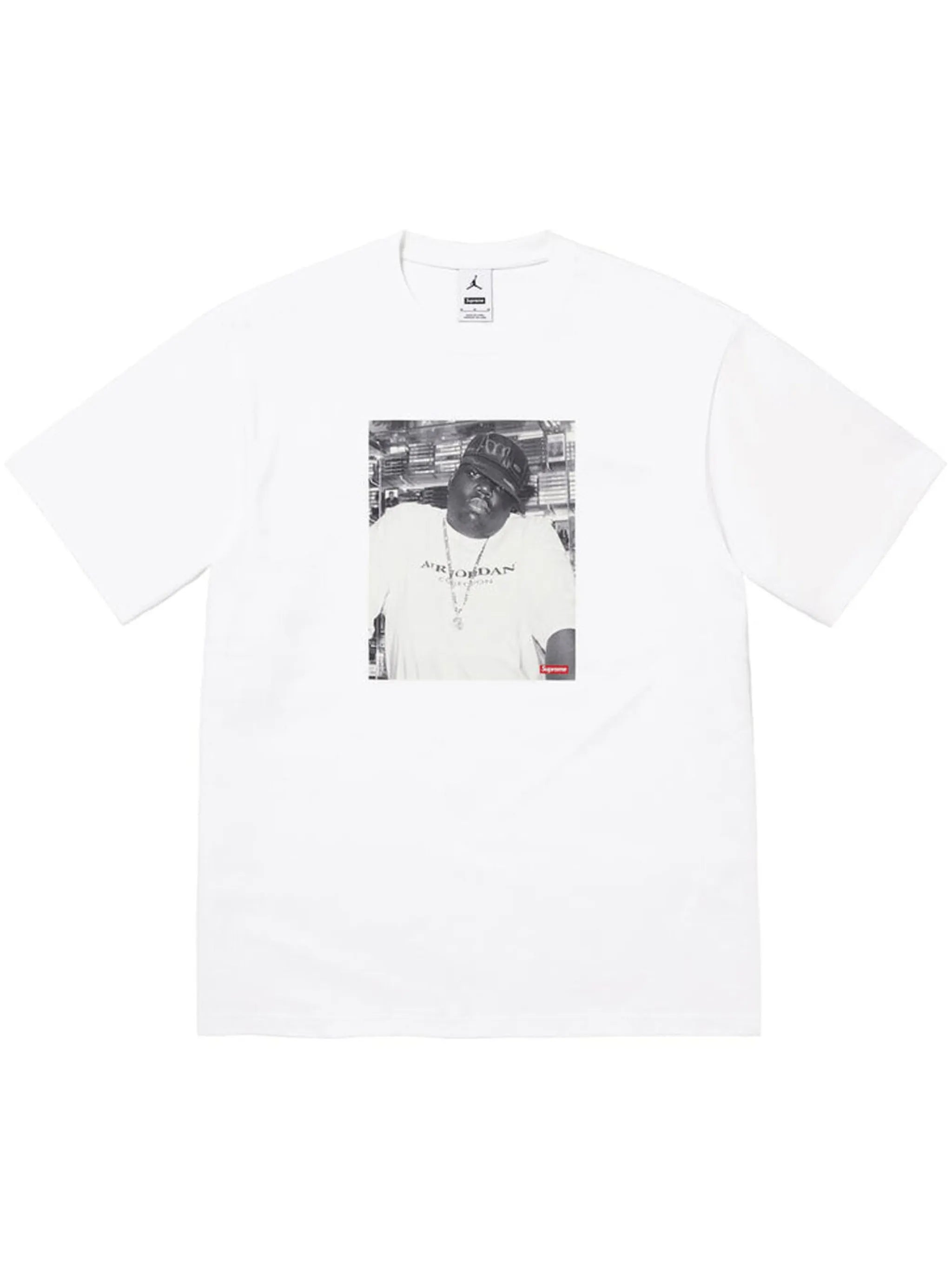 Supreme x Jordan Biggie Short-Sleeve Top 'White'