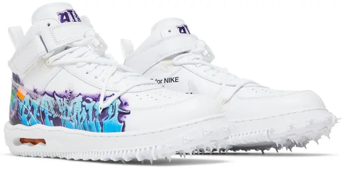 Off-White x Air Force 1 Mid SP Leather 'Graffiti'