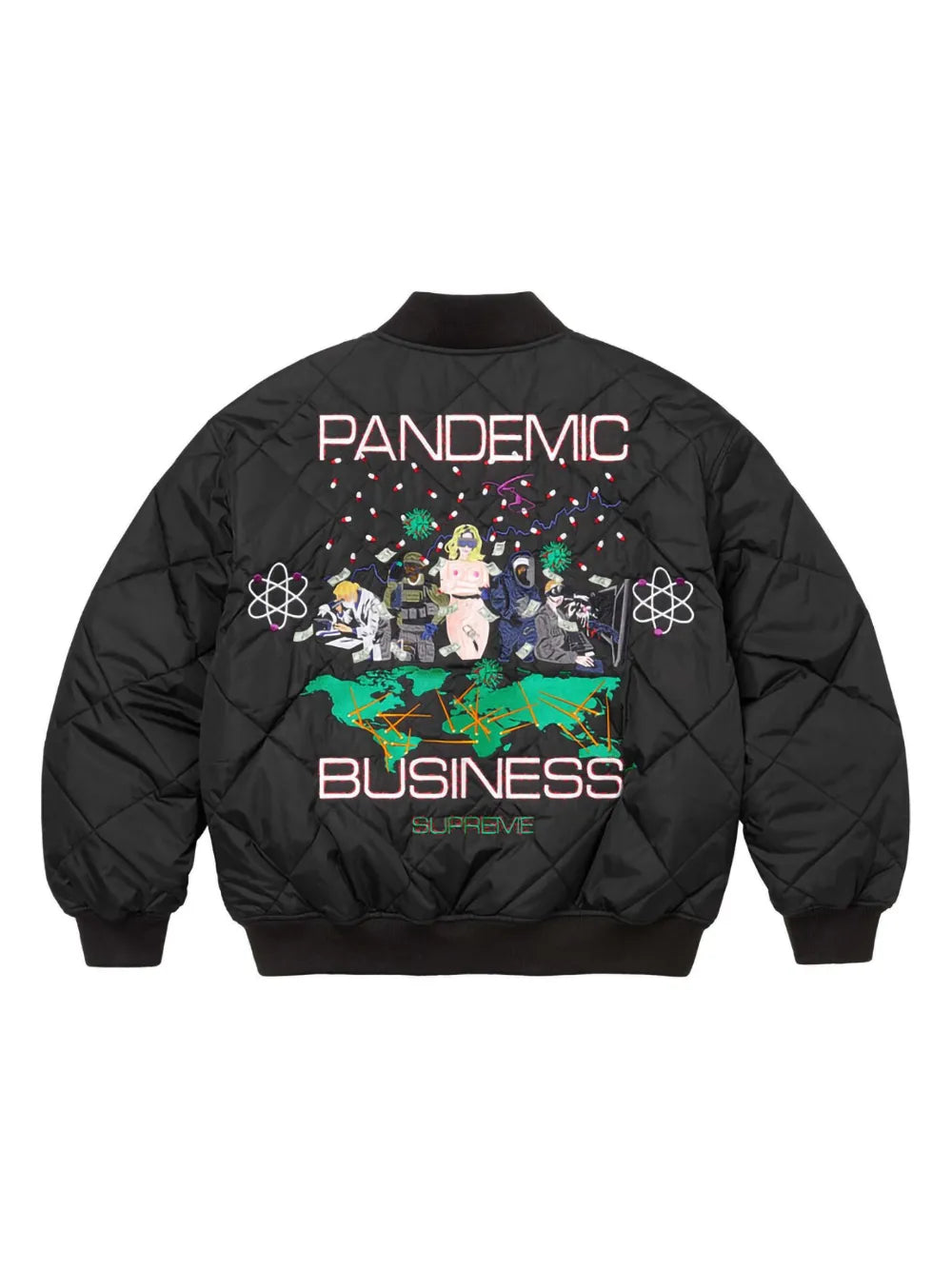 Supreme Bomber AOI FW 24 'Black'
