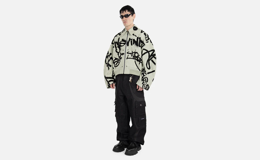 GRAFFITI DENIM JACKET