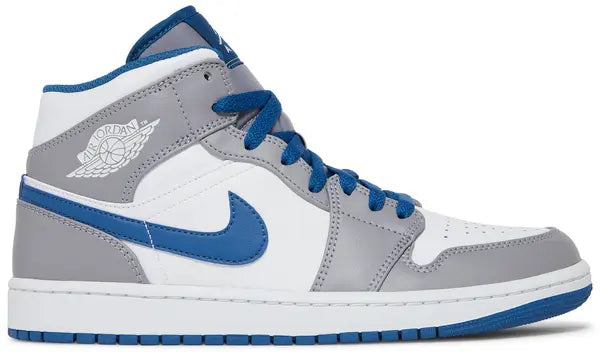 Air Jordan 1 Mid 'Cement True Blue'