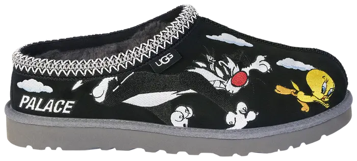 Palace x Looney Tunes x UGG Tasman Slipper 'Black'