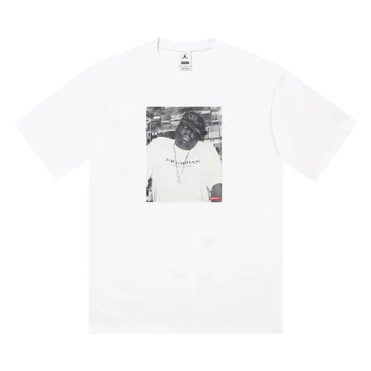 Supreme x Jordan Biggie Short-Sleeve Top 'White'