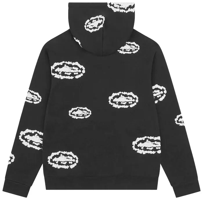 Denim Tears x Corteiz Cotton Wreath Zip Hoodie 'Black'