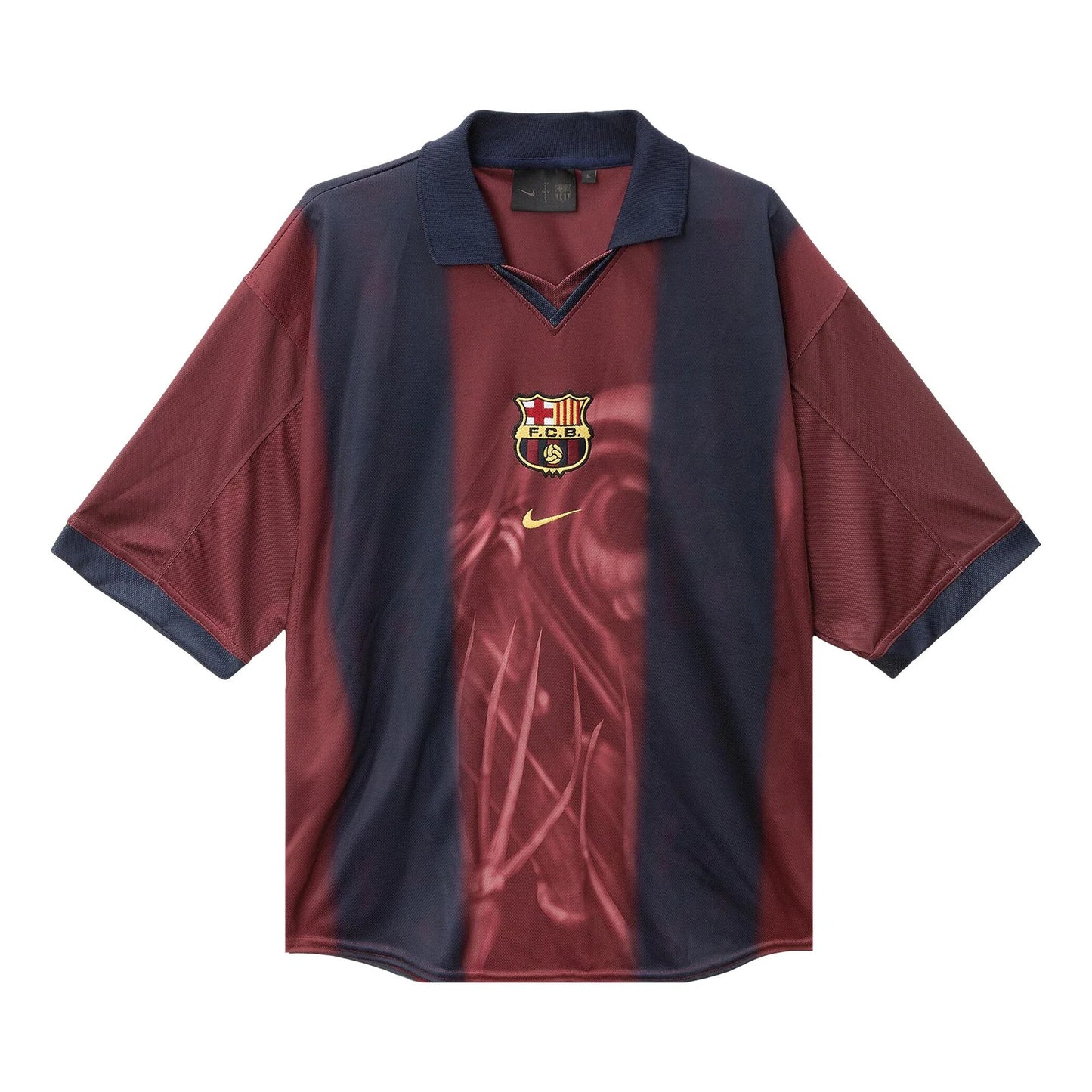 Travis Scott x Nike x FC Barcelona Retro 2000/01 Home Skeleton Jersey