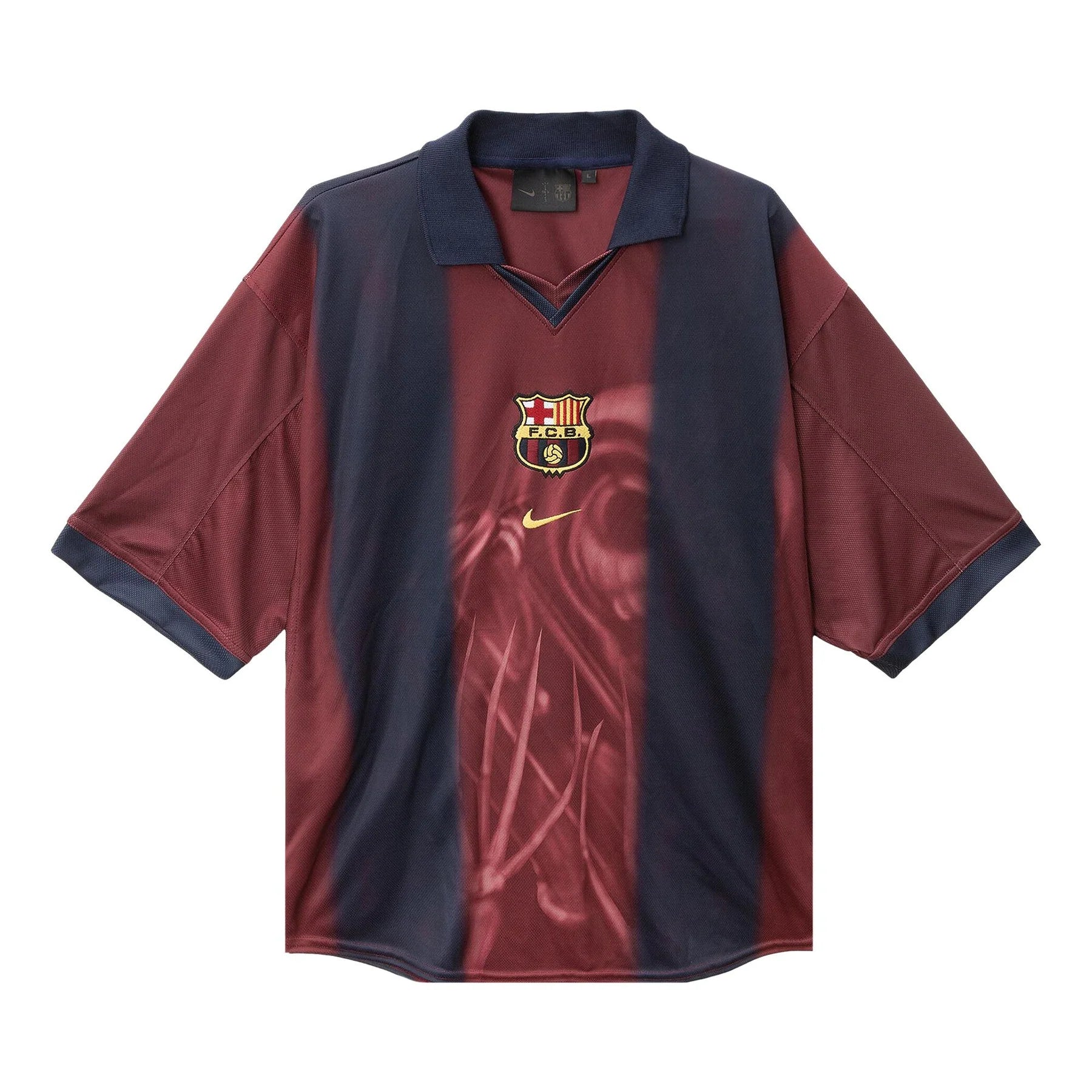 Travis Scott x Nike x FC Barcelona Retro 2000/01 Home Skeleton Jersey