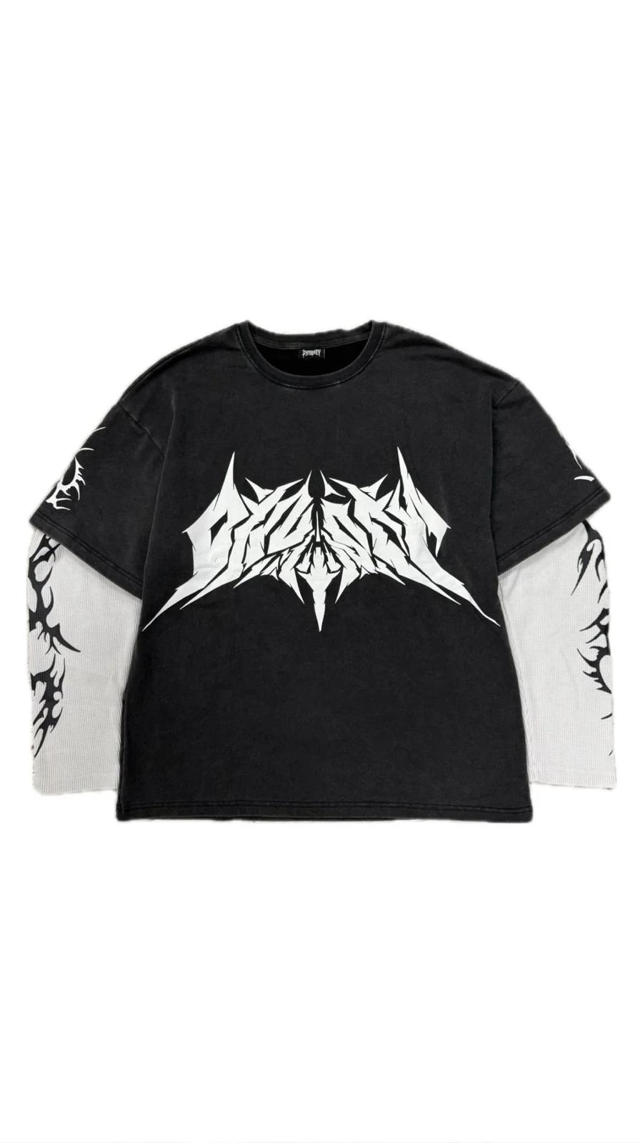 Tribal Frost Longsleeve Washed Balck | Unisex