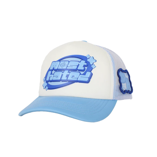 Baby Blue Puff Trucker