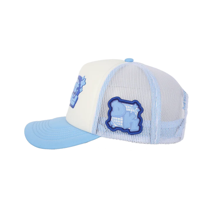 Baby Blue Puff Trucker