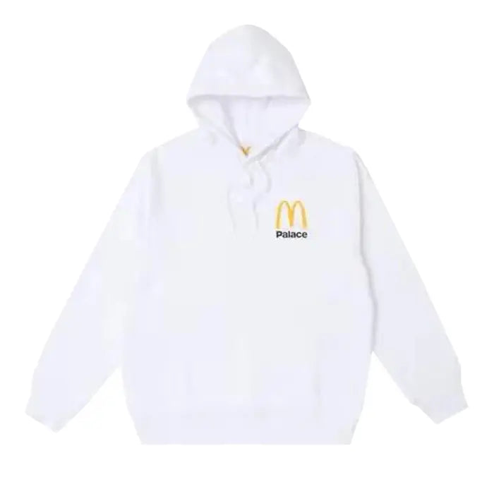 Palace x McDonald's Logo Hoodie 'White'