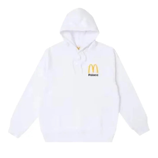 Palace x McDonald's Logo Hoodie 'White'