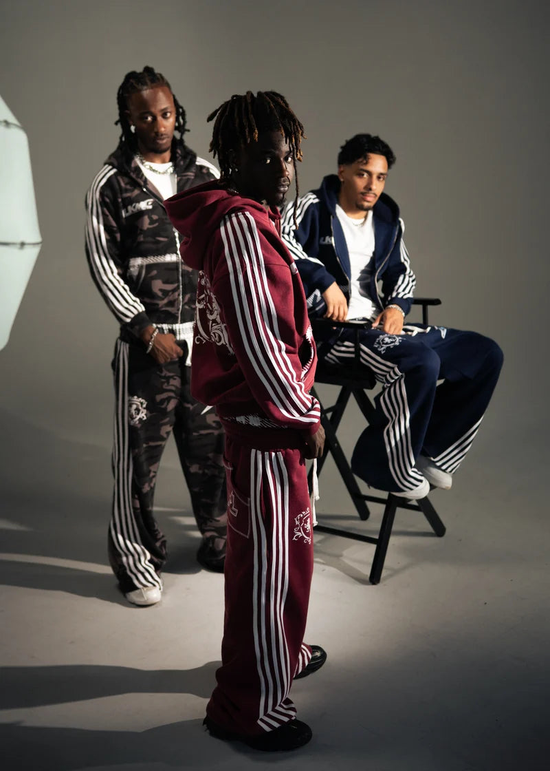 Jogger Striped - Burgundy