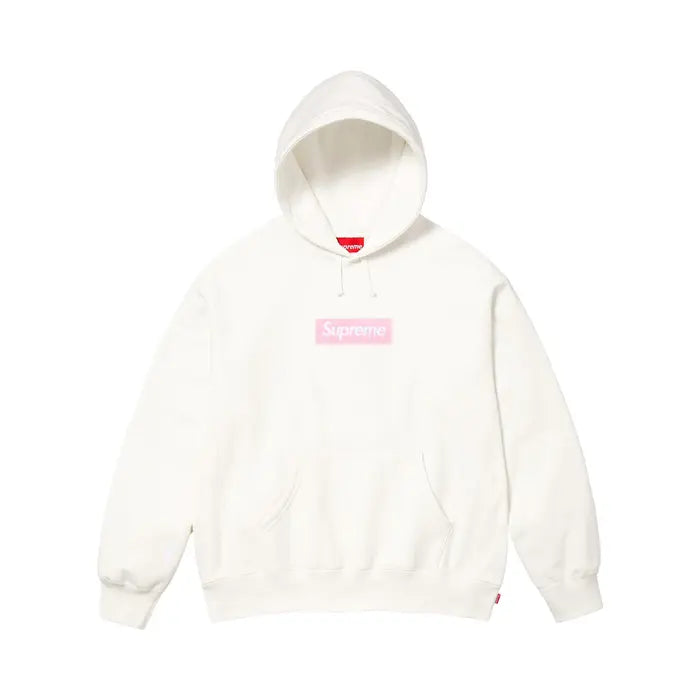 Supreme Box Logo Hooded Sweatshirt 'White'