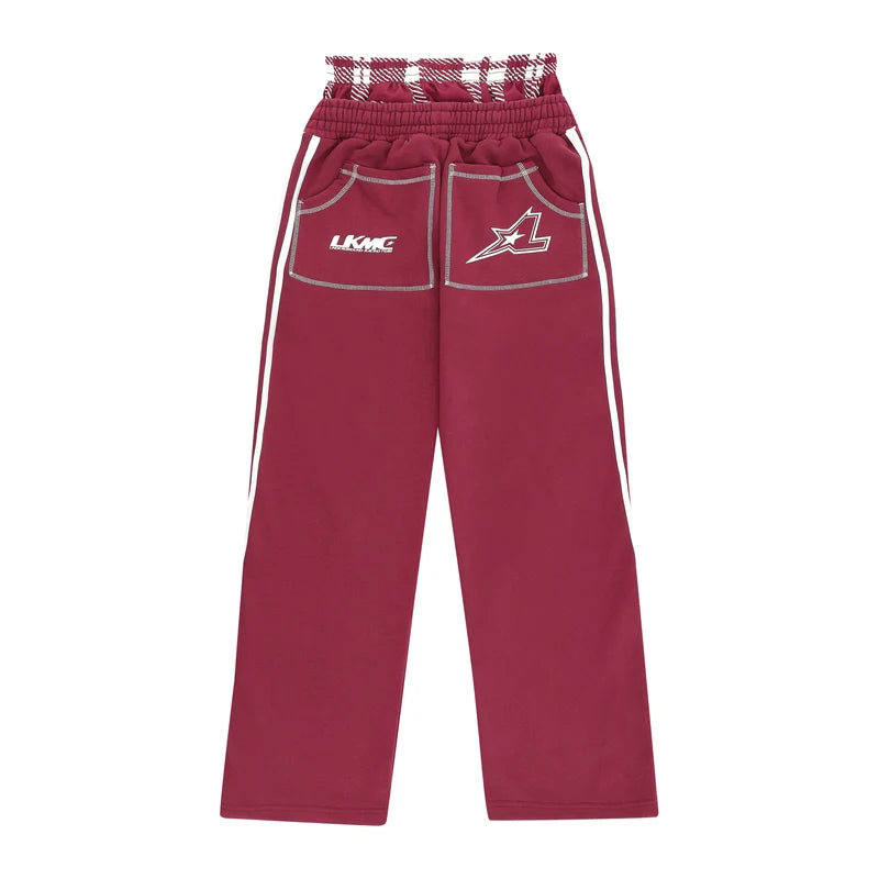 Jogger Striped - Burgundy