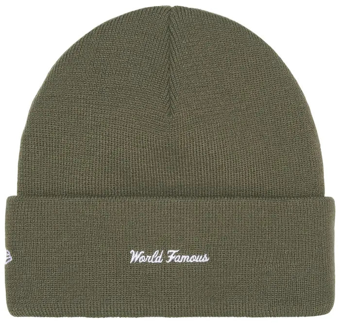 Supreme New Era Box Logo Beanie 'Light Olive' (FW25)