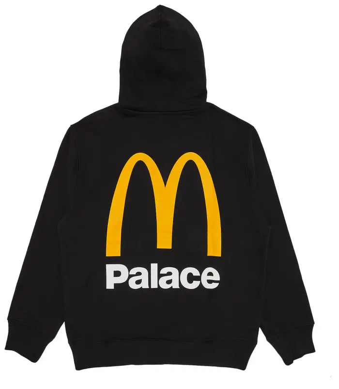 Palace x McDonald's Logo Hoodie 'Black'